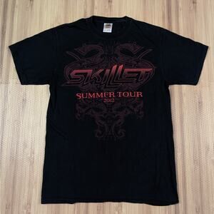 SKILLET Band Concert Summer 2012 Tour Medium T Shirt Rock Official Merchandise
